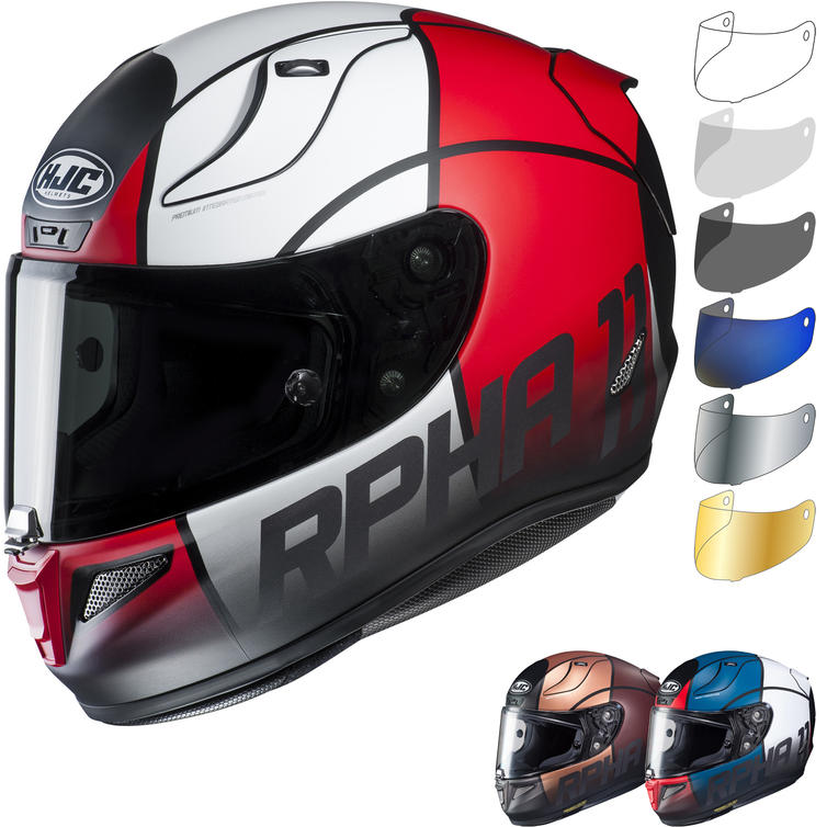 HJC RPHA 11 Quintain Motorcycle Helmet & Visor Full Face Helmets