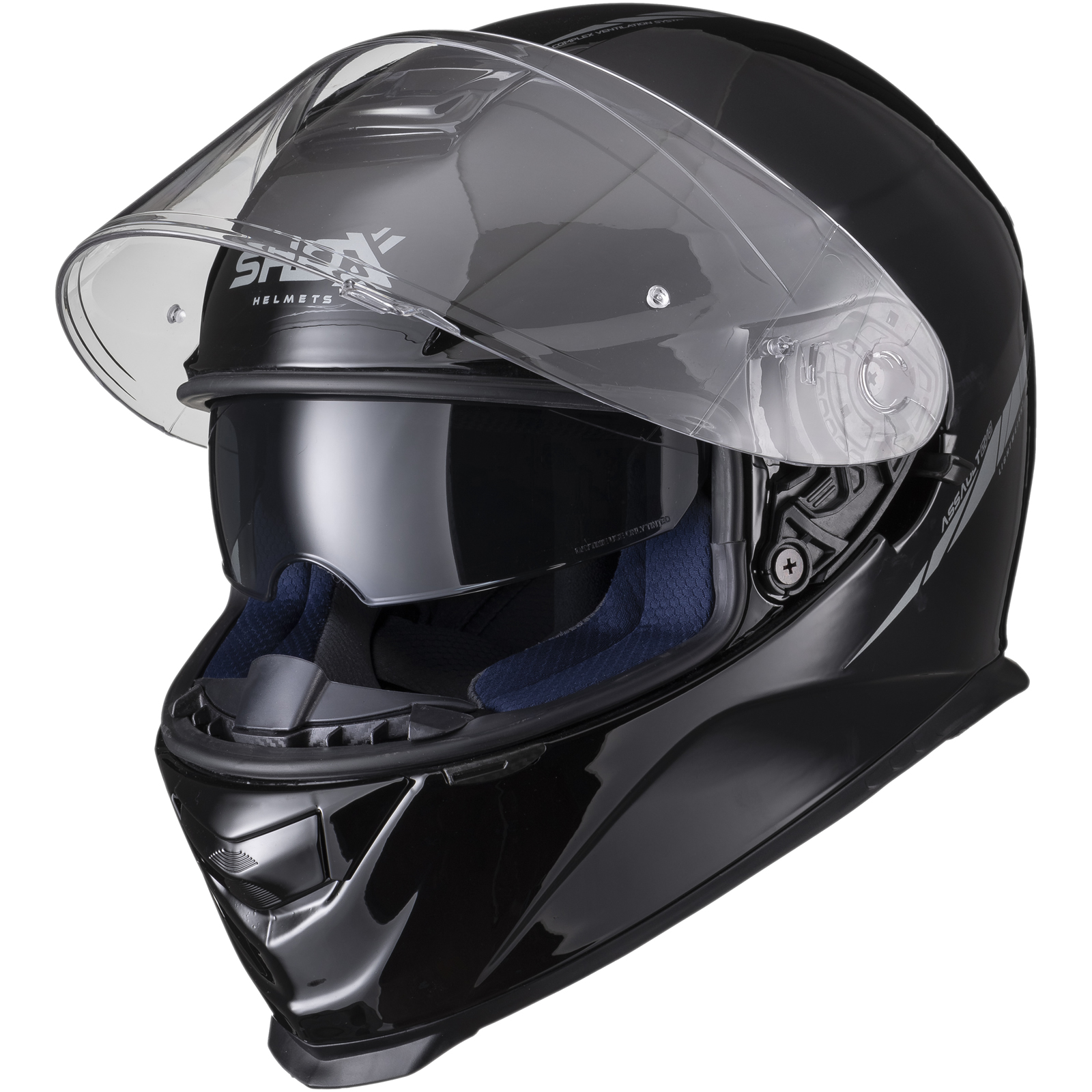 Shox Assault Evo Motorcycle Helmet - Full Face Helmets - Ghostbikes.com
