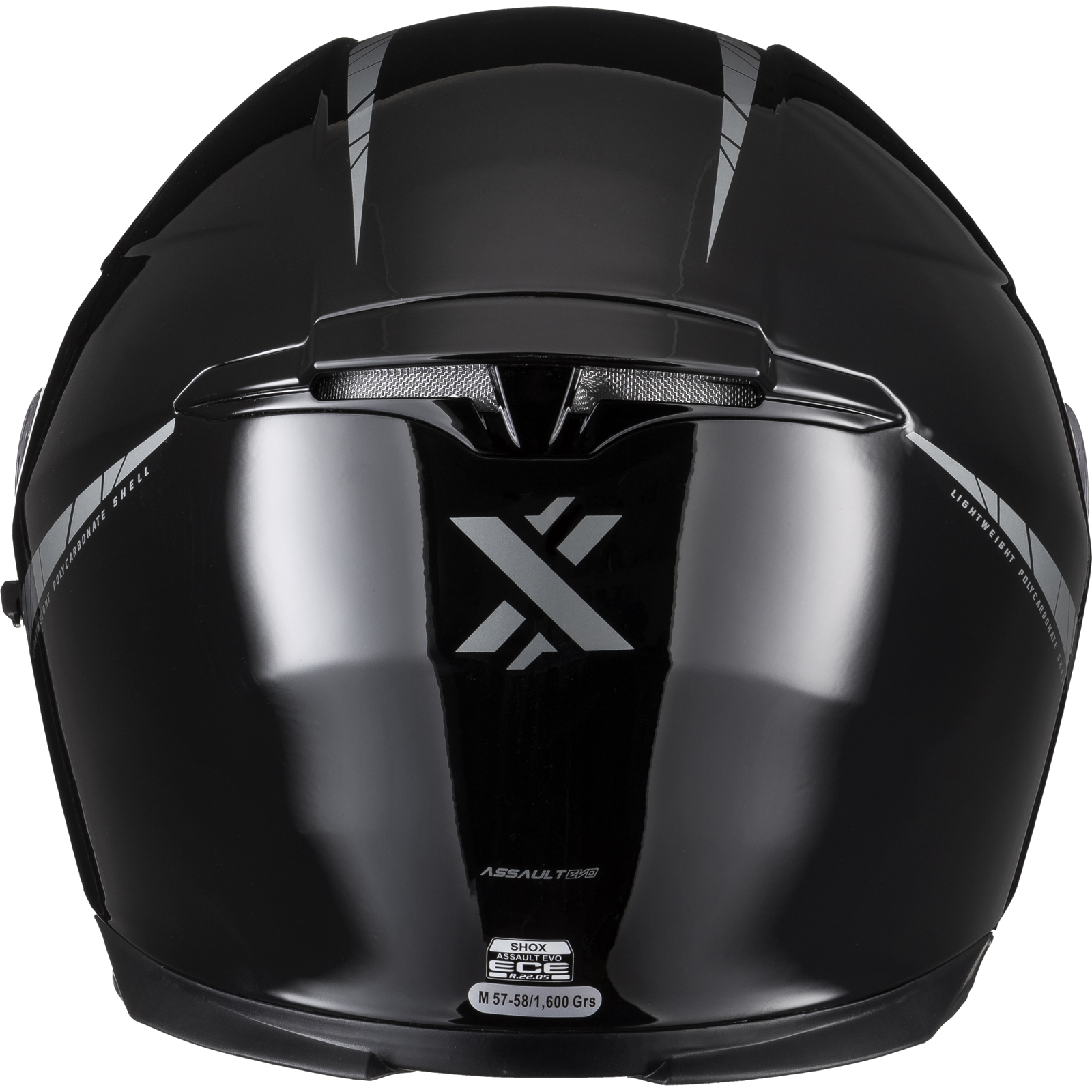 Shox Assault Evo Full Face Inner SunVisor Pinlock Motorcycle Helmet