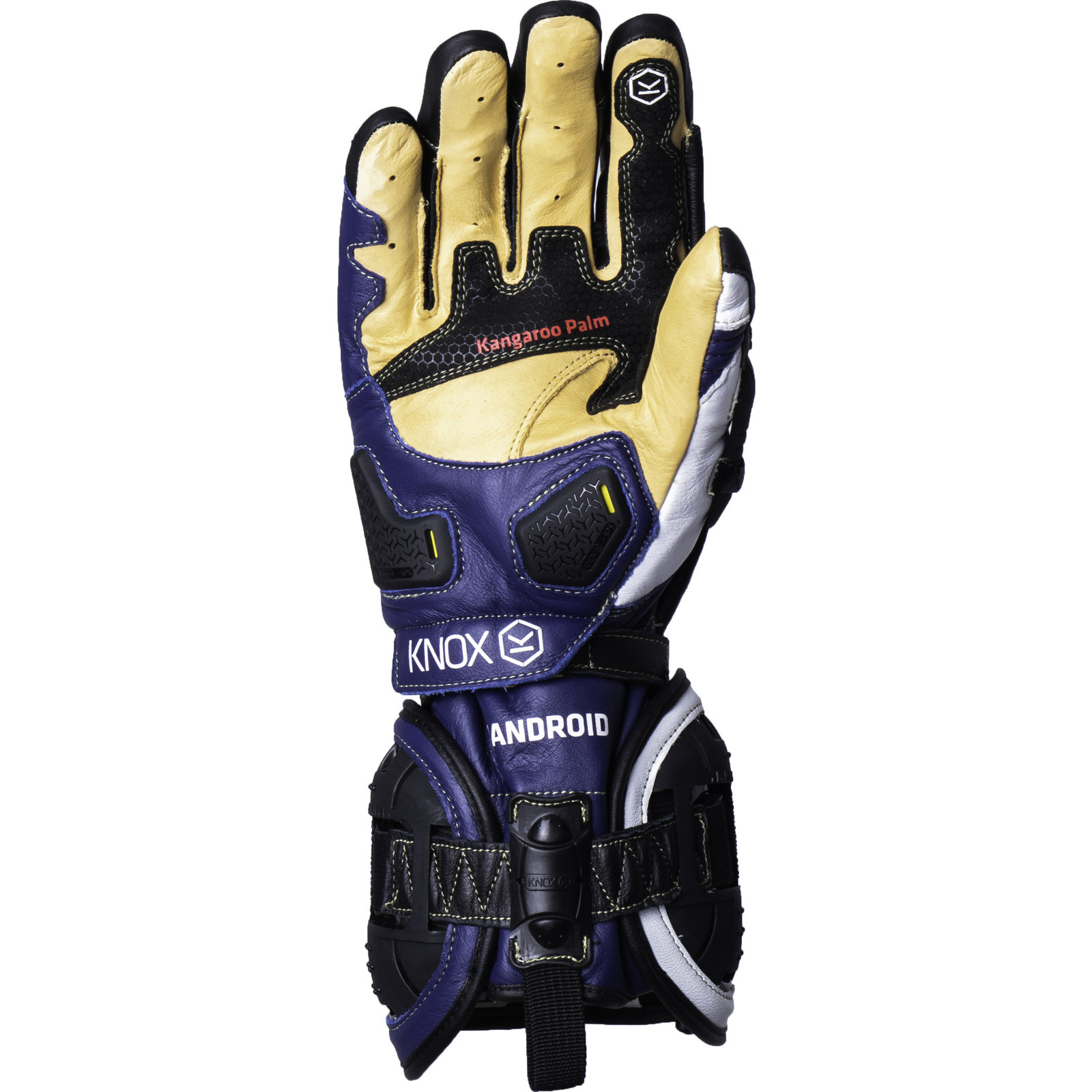 Knox Handroid MK4 Leather Motorcycle Gloves Gloves