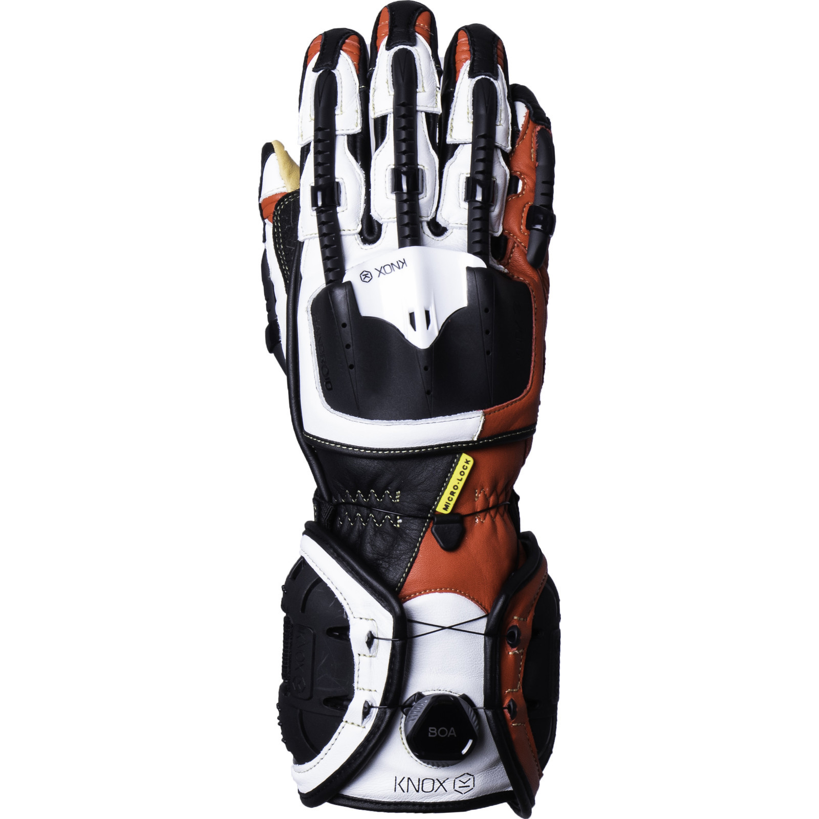 Knox Handroid MK4 Leather Motorcycle Gloves Gloves