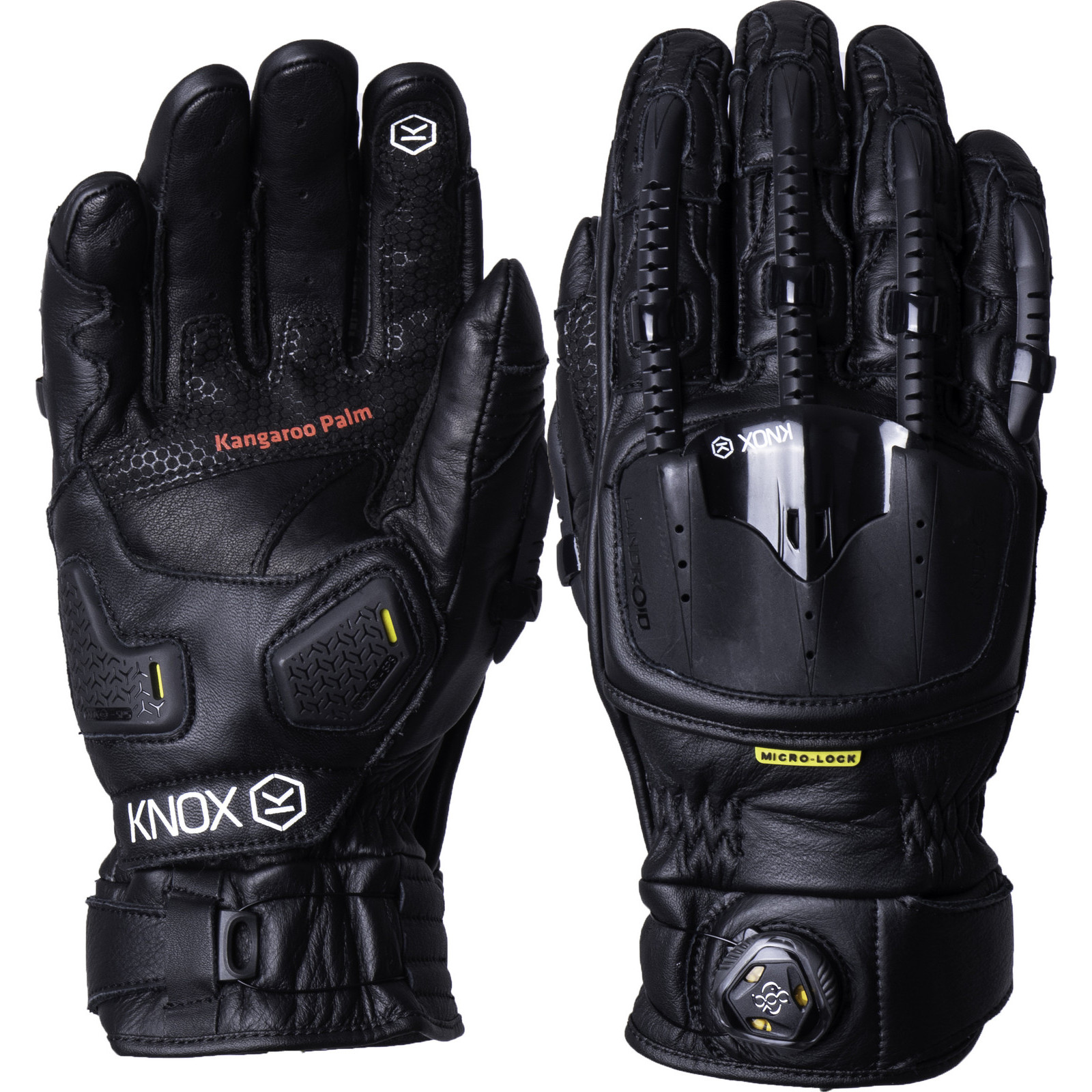 Knox Handroid Pod MK4 Leather Motorcycle Gloves Gloves