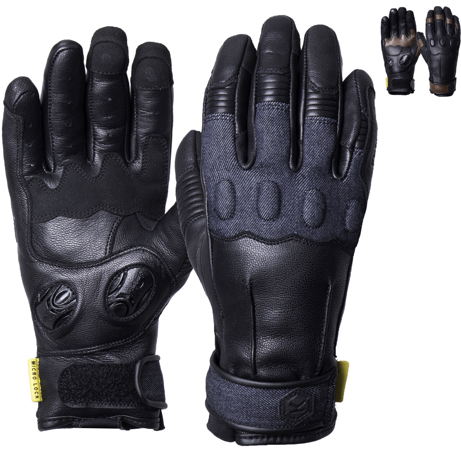 Knox Wave Ladies Leather Motorcycle Gloves Gloves