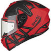 Shox Sniper Evo Caliber Motorcycle Helmet Thumbnail 6