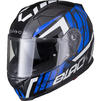 Black Apex Triple Full Face Motorcycle Helmet Thumbnail 3