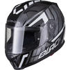 Black Apex Triple Full Face Motorcycle Helmet Thumbnail 7