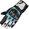 Black Metro Short Leather Motorcycle Gloves Thumbnail 1