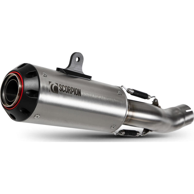 Scorpion Red Power Stainless Steel Exhaust Honda CBR500R 2019 2021