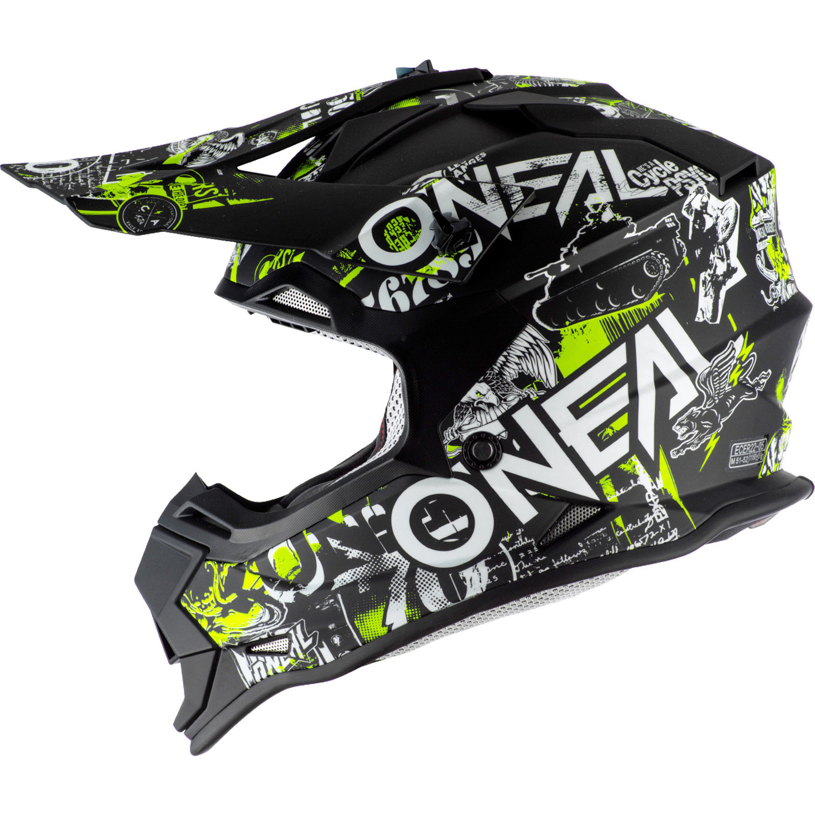 Oneal 2 Series Attack Youth Motocross Helmet Motocross Helmets