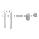 Givi Specific Kit to Install SLD01 Frame Sliders Benelli Leoncino 500 (17-19) (SLD8704KIT)