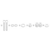 Givi Specific Kit to Install SLD01 Frame Sliders Kawasaki Z650 (17-19) (SLD4117KIT)