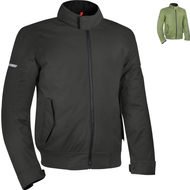 Oxford Harrington Chaqueta Casual Laminado Impermeable Motocicleta-Negro
