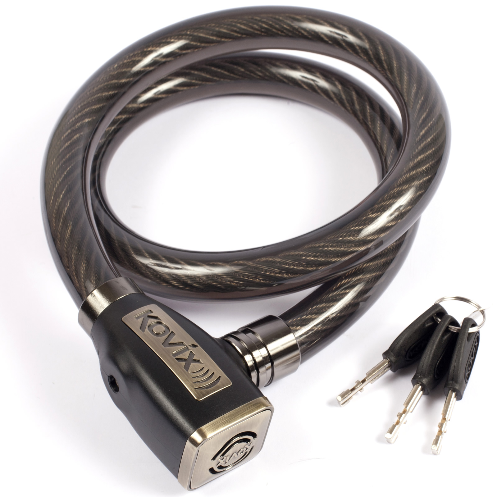 Kovix KWL24110 Alarm Cable Lock 1.1m Chains & Padlocks