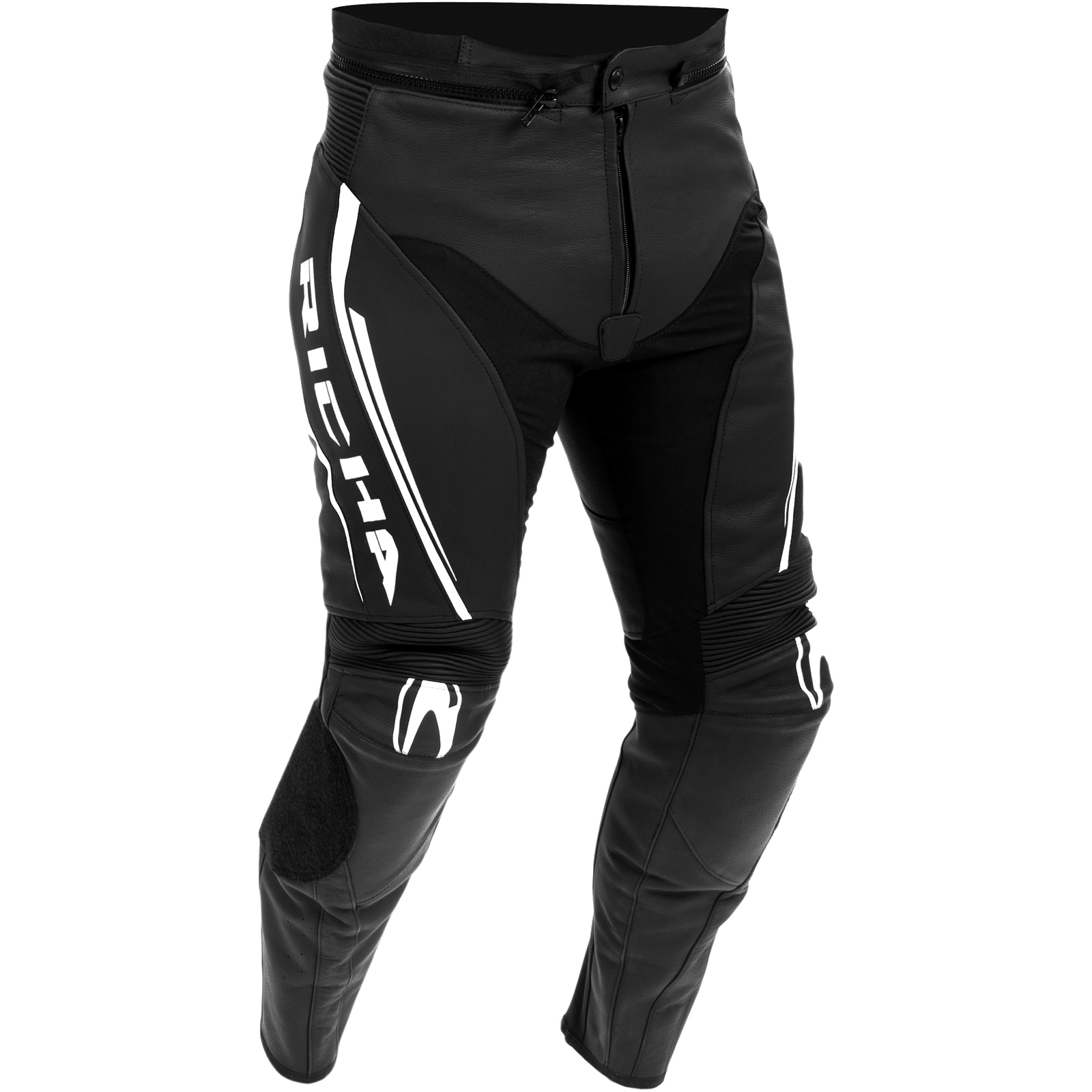 Richa Monza Leather Motorcycle Trousers - Leather Trousers - Ghostbikes.com