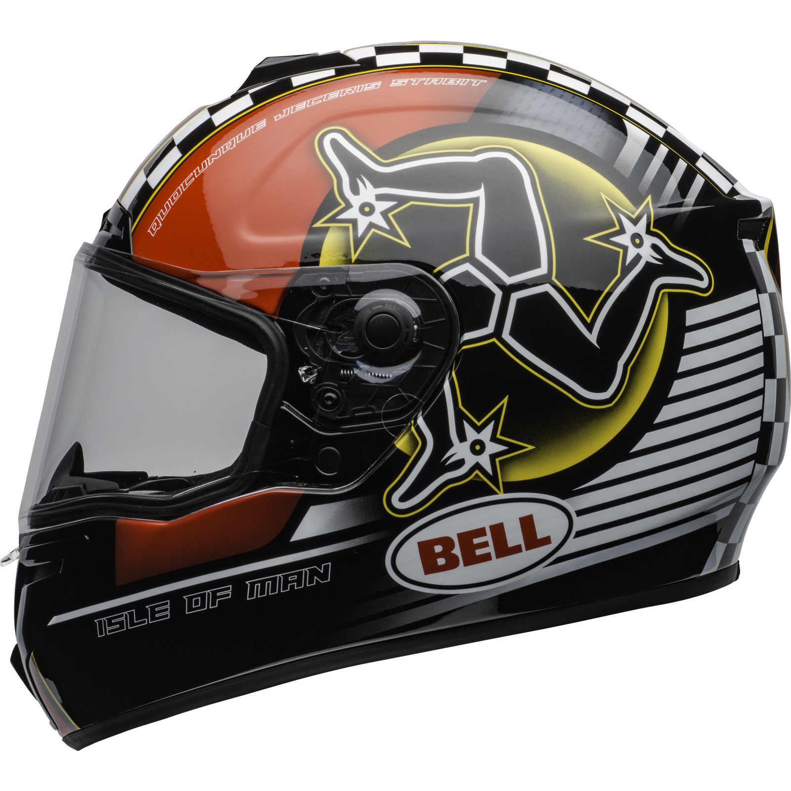Bell SRT Isle Of Man 2020 Motorcycle Helmet & Visor Full Face Helmets