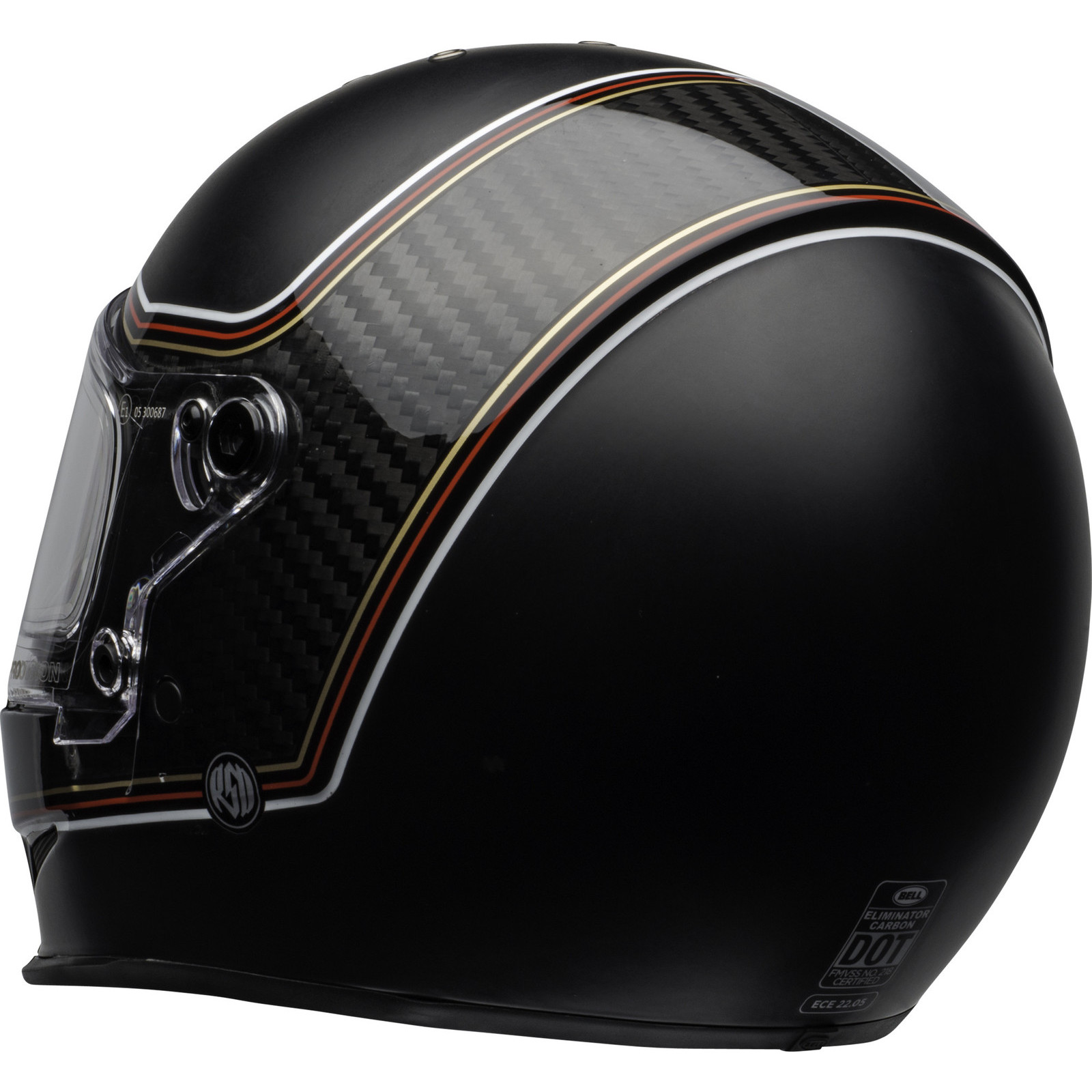 Bell Eliminator Carbon RSD The Charge Motorcycle Helmet Full Face