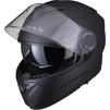 Black Optimus II Flip Front Solid Motorcycle Helmet & Visor Thumbnail 4