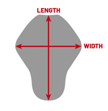 Back Protector Dimensions Diagram