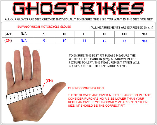 Gloves Size Guide