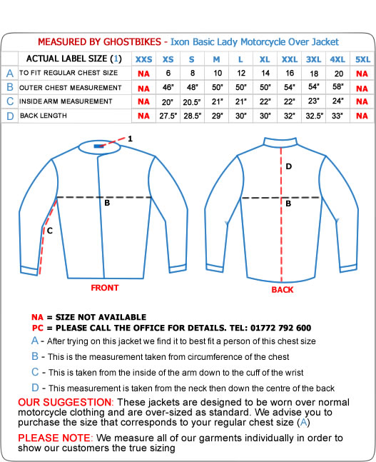 Buffalo Motorcycle Clothing Size Chart Buffalo Motorcycle Clothing Size Chart