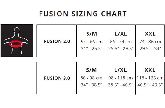 Leatt Armour Top Sizing Guides