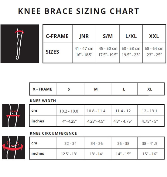 Leatt Knee Brace Sizing Guides