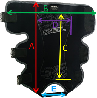 Oneal Straight Shin Guard Sizing Guide