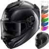 Shark Spartan GT Carbon Skin Motorcycle Helmet & Visor Thumbnail 1