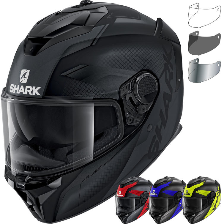 Shark Spartan GT Elgen Motorcycle Helmet \u0026 Visor - New Arrivals -  Ghostbikes.com