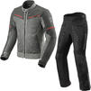 Rev It Airwave 3 Motorcycle Jacket & Trousers Grey Anthracite Kit Thumbnail 1