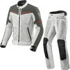 Rev It Airwave 3 Motorcycle Jacket & Trousers Silver Anthracite Kit Thumbnail 3