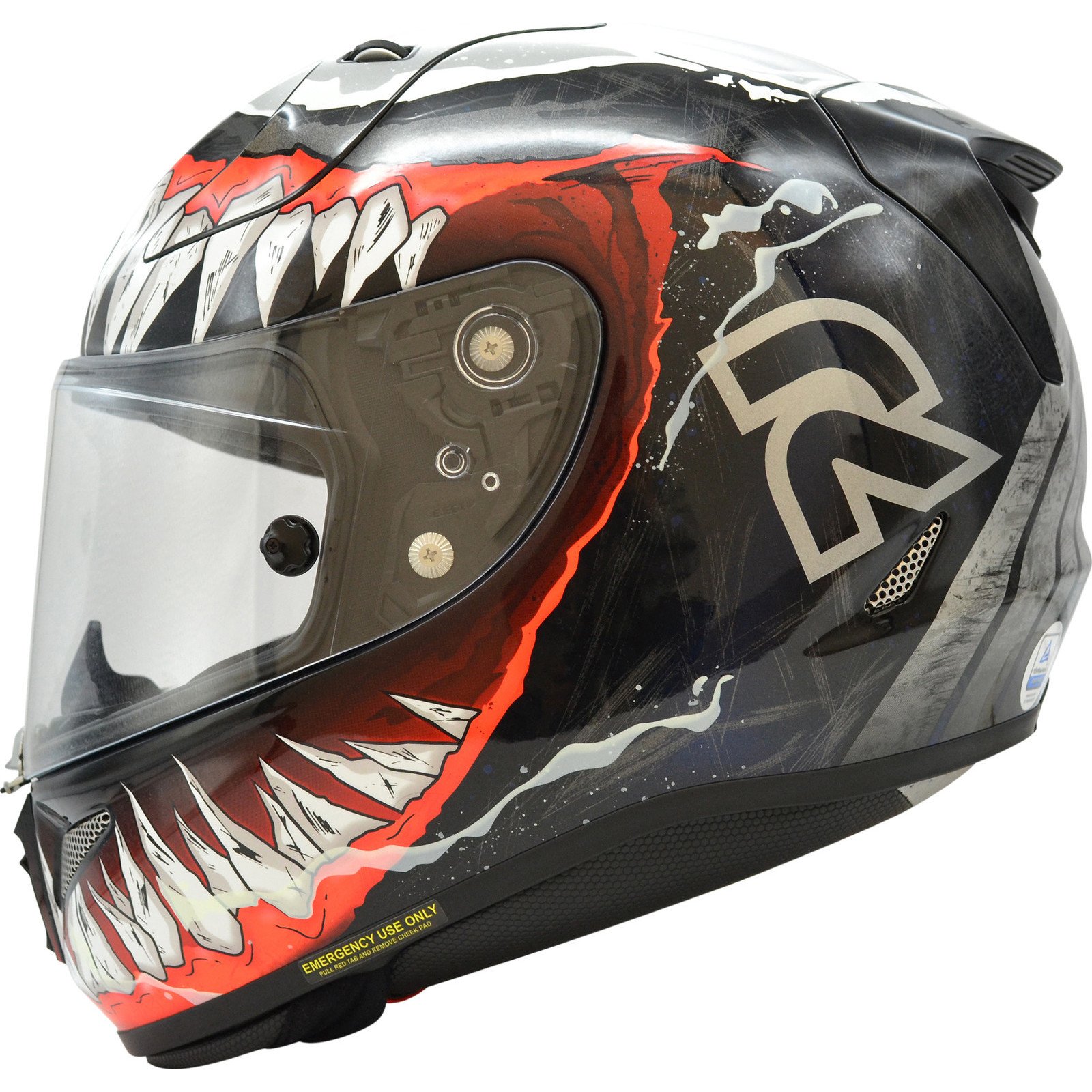 HJC RPHA 11 Venom 2 Motorcycle Helmet & Visor Marvel Super HJC RPHA 11 Venom 2 Motorcycle Helmet & Visor Marvel Super