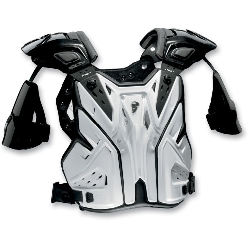 THOR FORCE PROTECTOR MOTOCROSS BODY ARMOUR MX CHEST BACK CE APPROVED ...