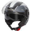 Spada Lycan Strobe Open Face Motorcycle Helmet & Visor Thumbnail 4