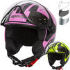 Spada Hellion Twist Open Face Motorcycle Helmet & Visor Thumbnail 1