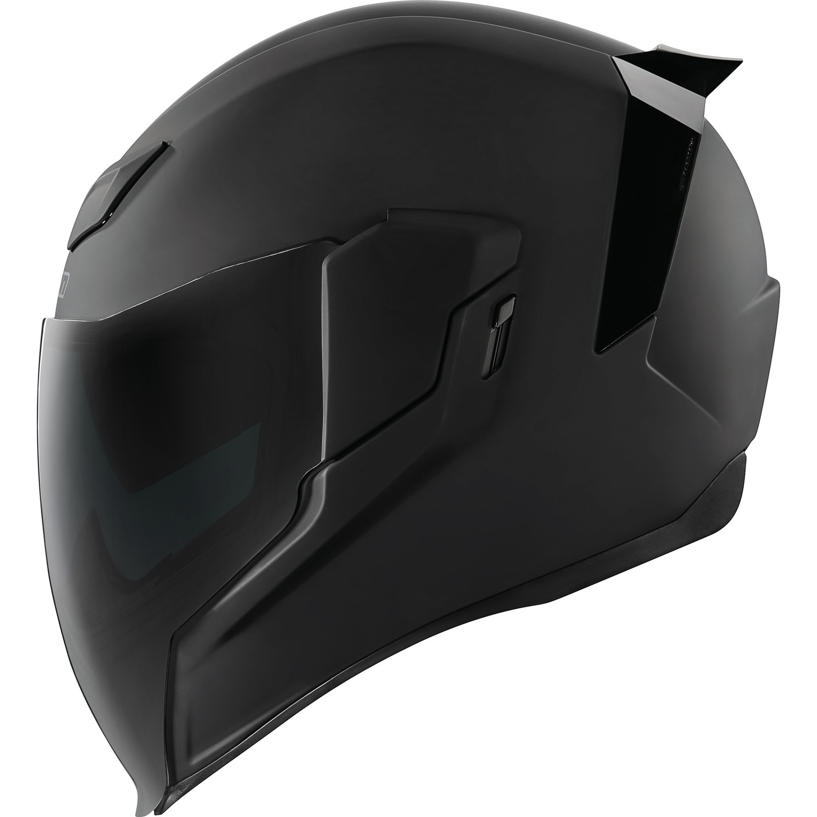 icon airflite helmet stealth Ultraflite MIPS  SpazCycle Injection molded polycarbonate shell for strength Multiple oversized intake and exhaust ports Fog Icon Airflite MIPS Stealth Motorcycle