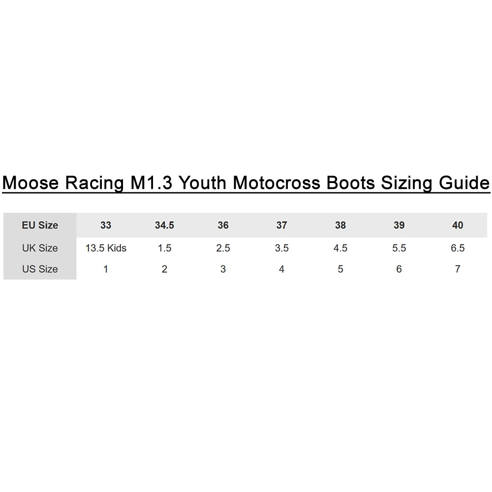 Moose Racing M1.3 Youth Motocross Boots New Arrivals
