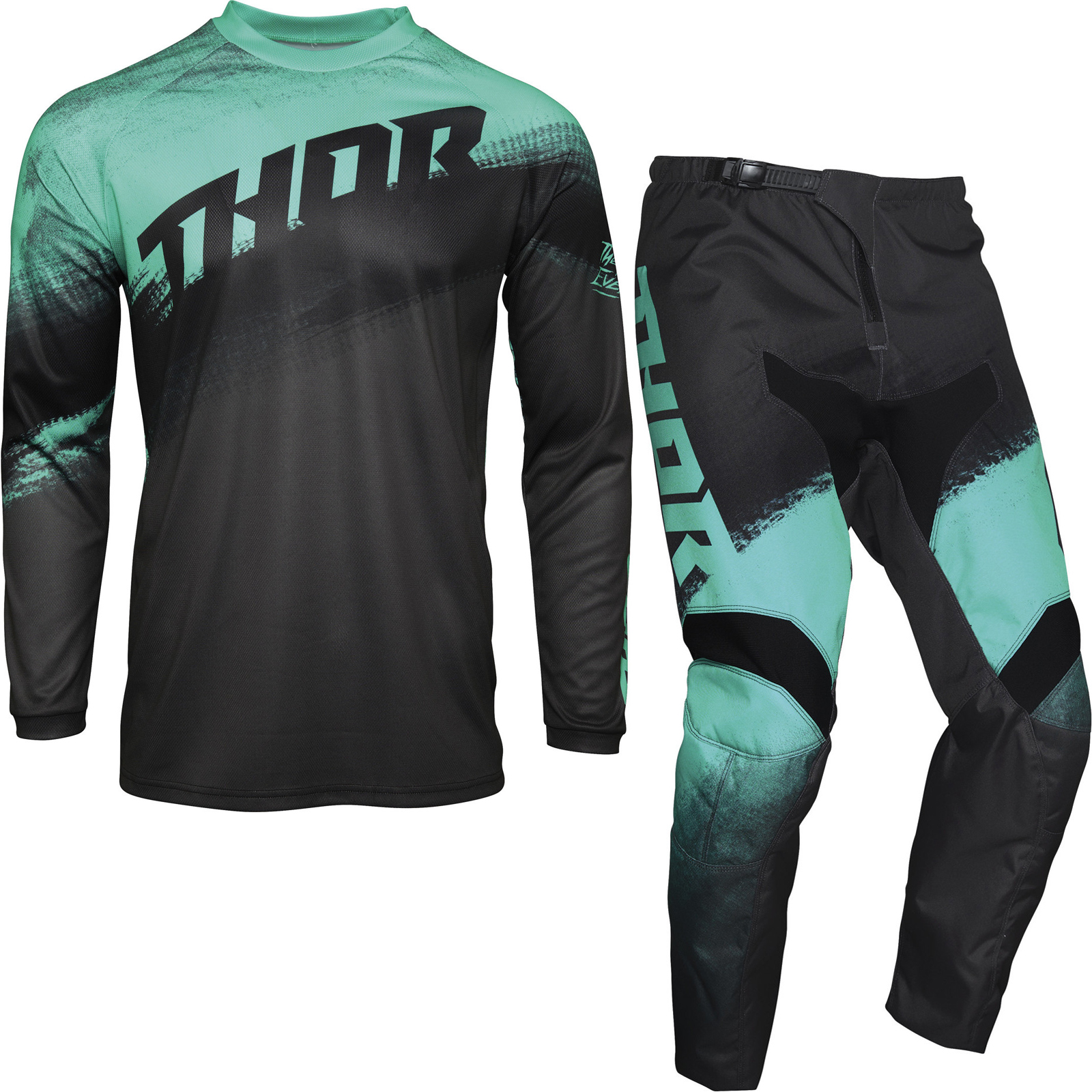 2020 Thor Sector Blade Cross Jersey Trikot Charcoal Motocross Enduro MX BMX MTB 