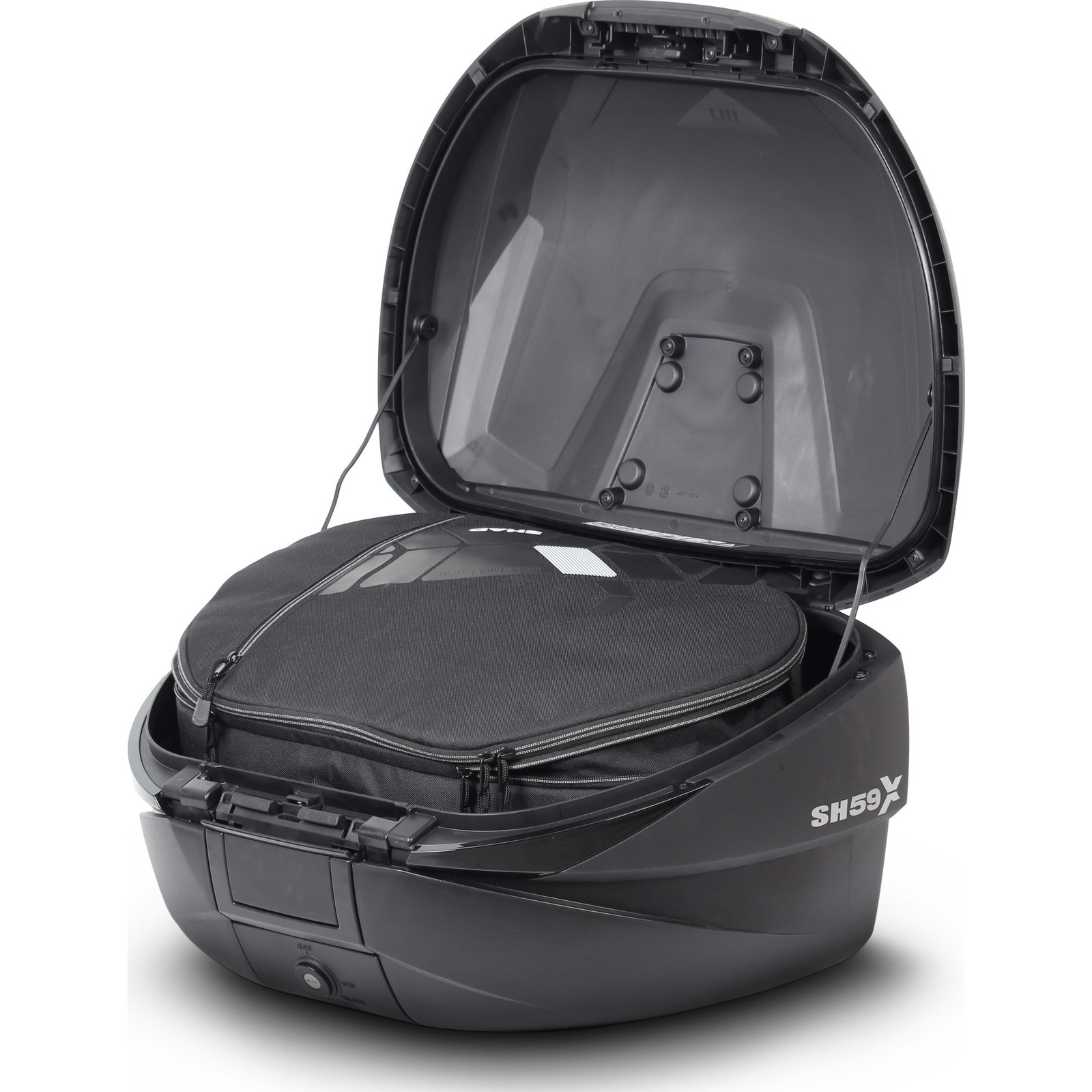 Shad sh59x erweiterbar Top Case 58l Aluminium starr Box Hart Gepäck ...