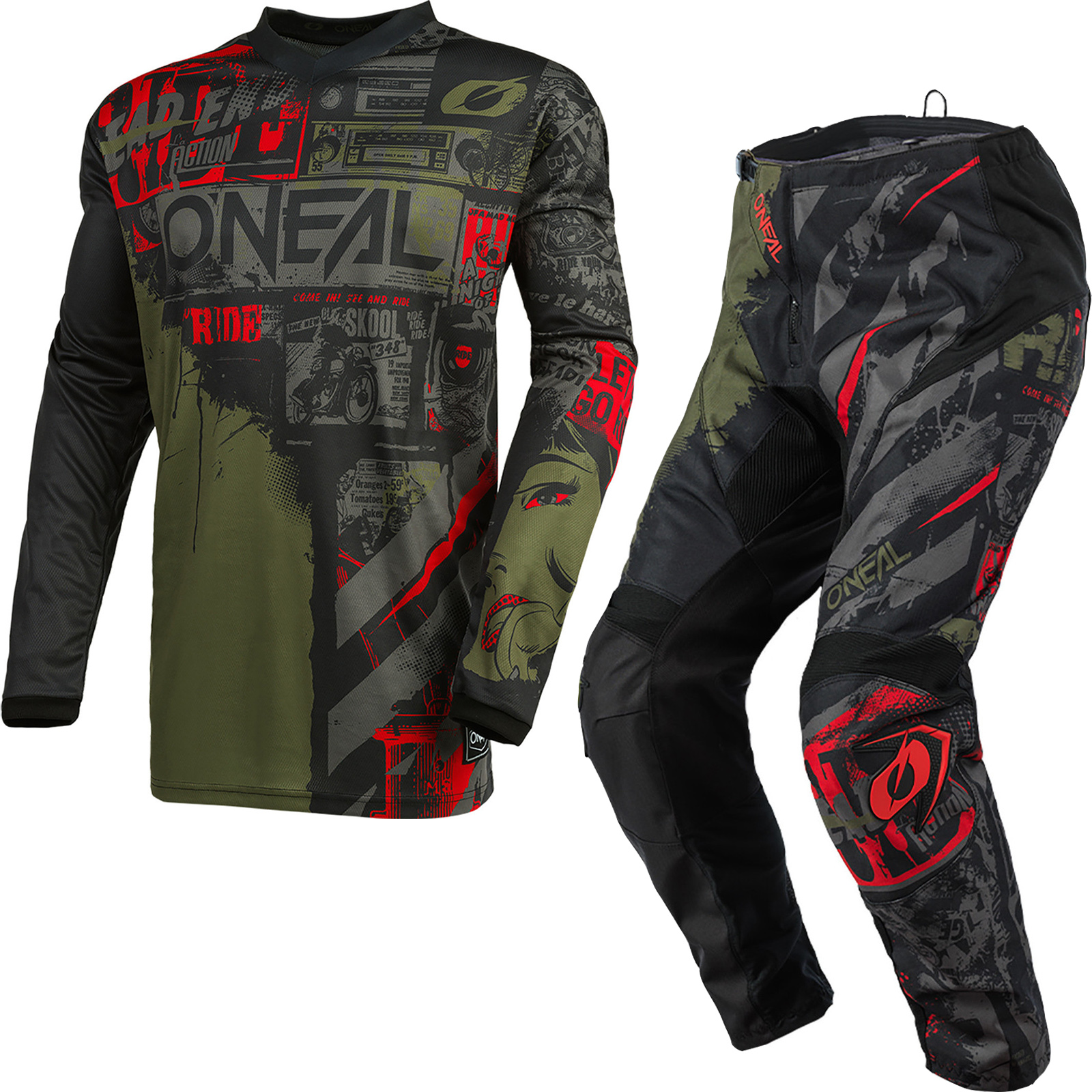 riding jersey and pants