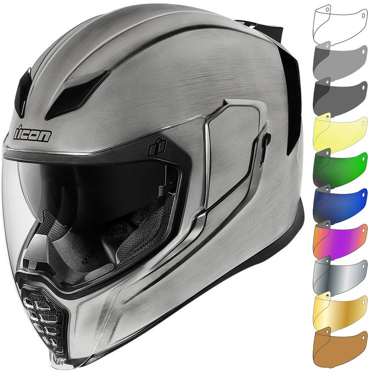 PSLER IC04 Visor Replacement - Tinted Face Shield For Icon Airflite Motorcycle Helmet