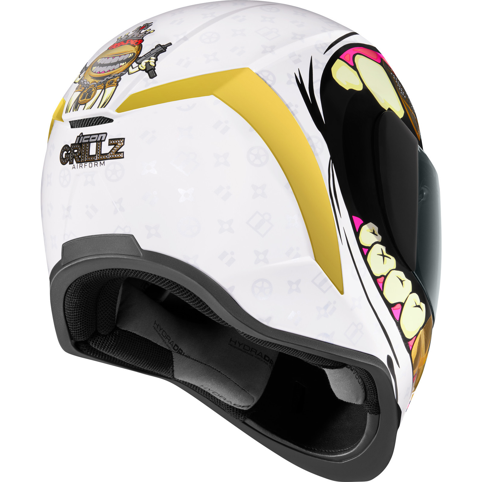 Icon Airform Grillz Motorcycle Helmet & Visor Full Face Helmets