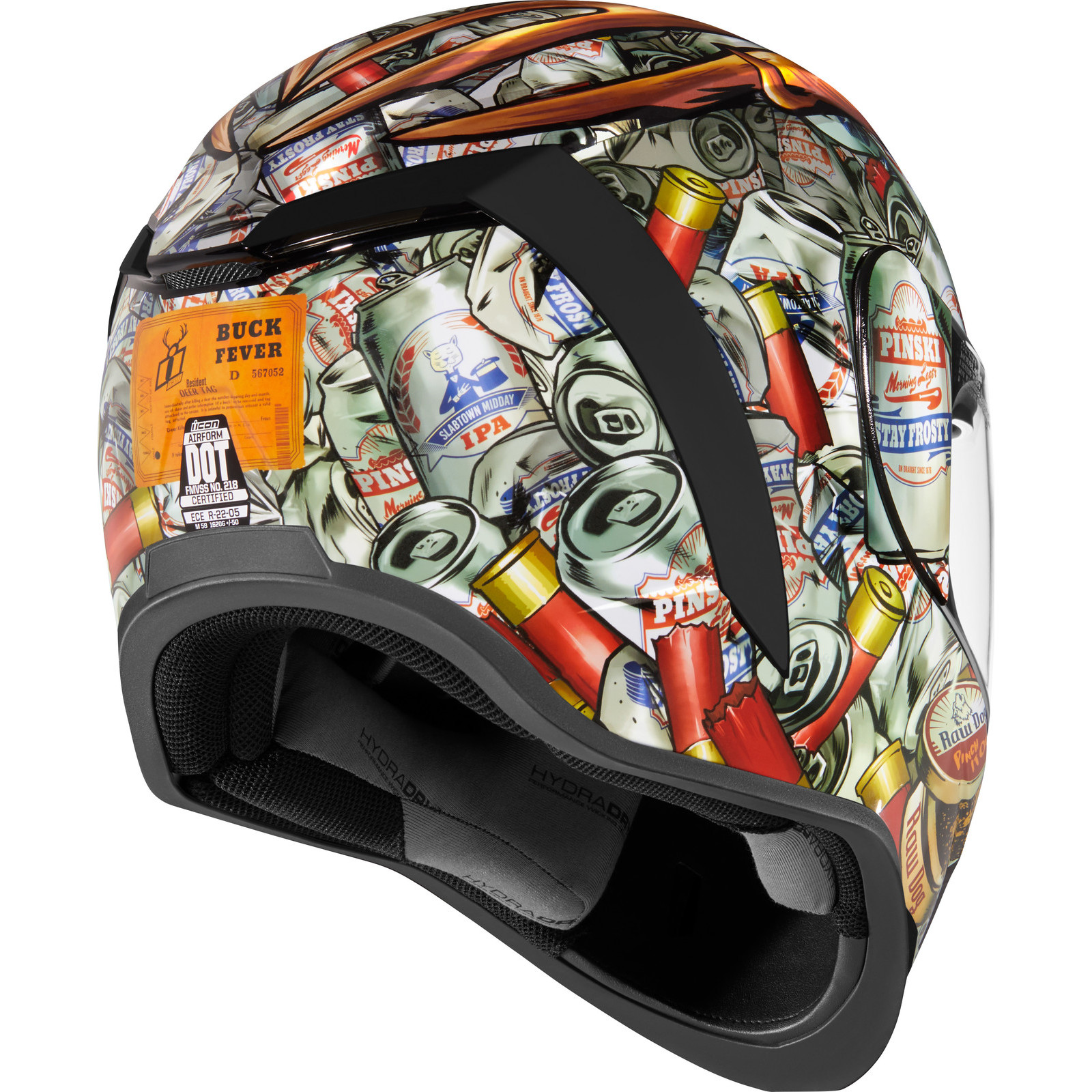 Icon Airform Buck Fever Motorcycle Helmet & Visor - Full Face Helmets