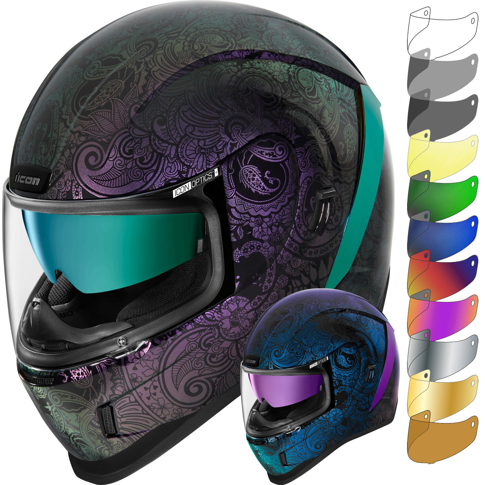 セキュリティ・セーフティ ICON AIRMADA CHANTILLY OPAL HELMET HLMT