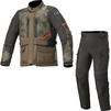 Alpinestars Andes DryStar v3 Motorcycle Jacket & Trousers Dark Khaki Camo/Black Kit Thumbnail 1