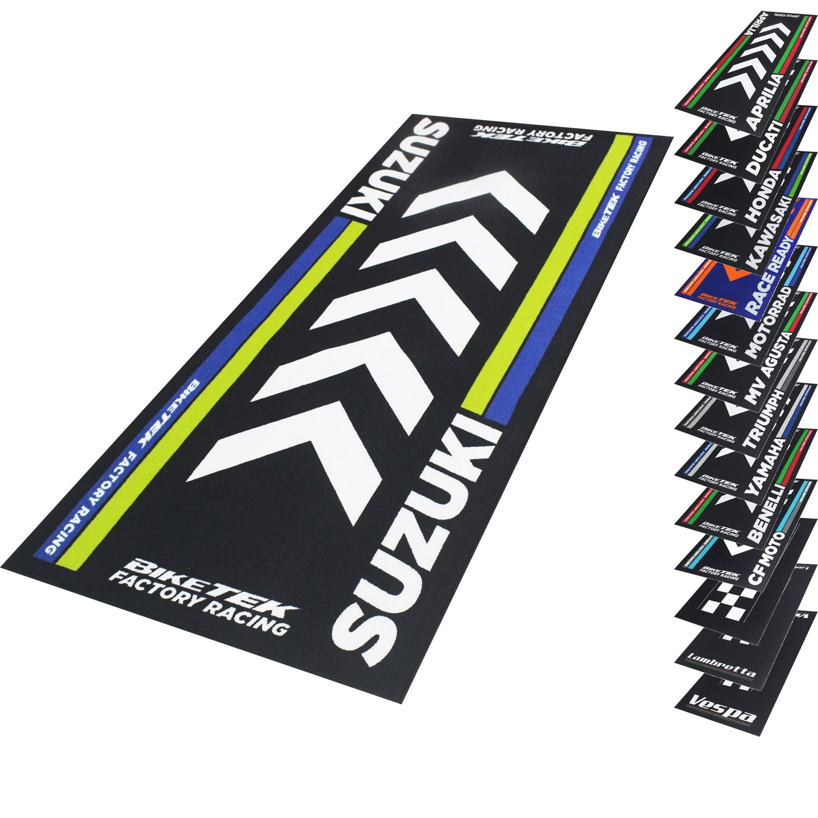 BikeTek Motorcycle Garage Mat (Series 4) New Arrivals