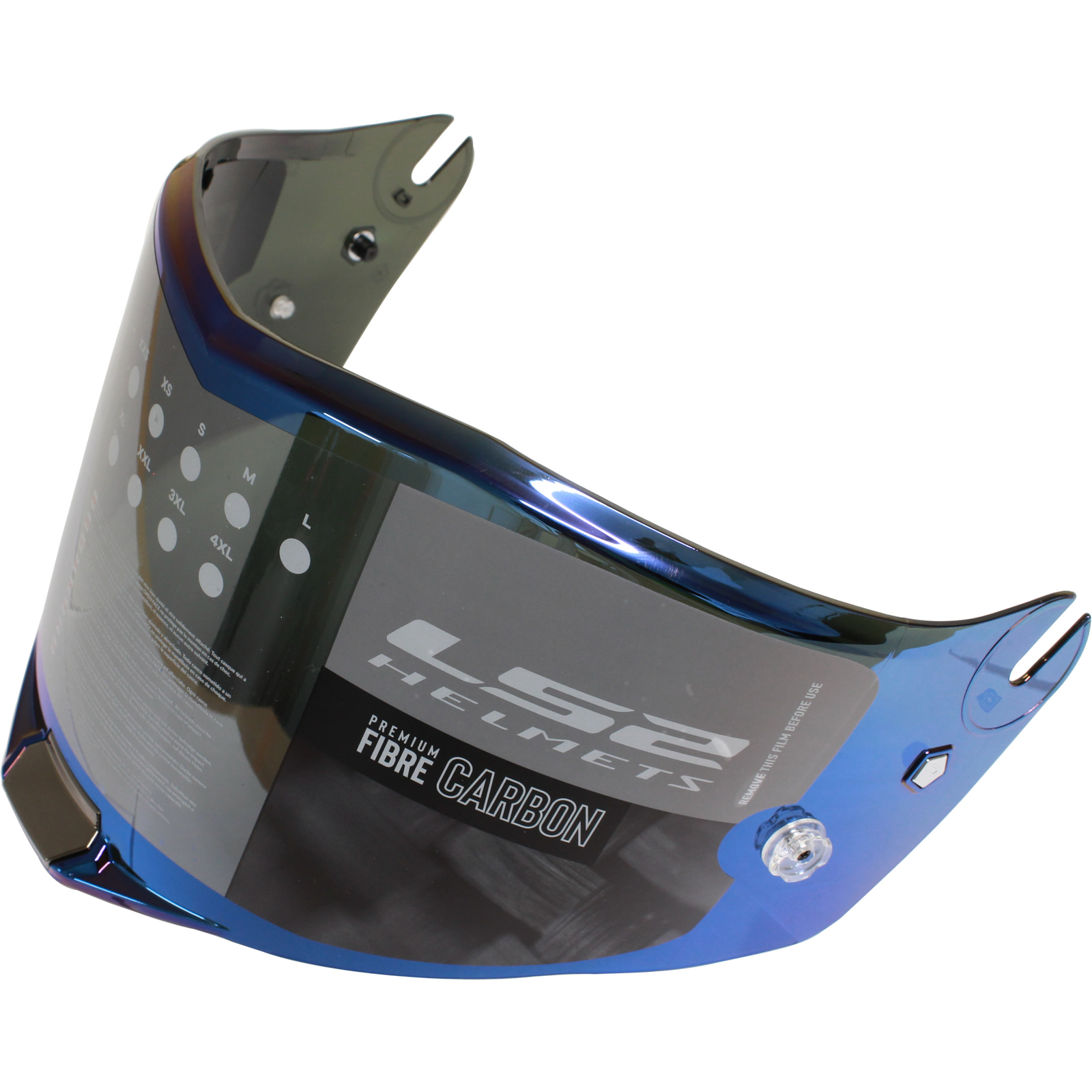 LS2 FF805 Thunder Visor Casco Moto Ricambio Scudo Di Ricambio Colorato Chiaro - Foto 11 di 15