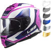 LS2 FF800 Storm Techy Motorcycle Helmet & Visor Thumbnail 1