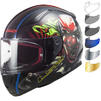 LS2 FF353 Rapid Happy Dreams Motorcycle Helmet & FREE Visor Thumbnail 1