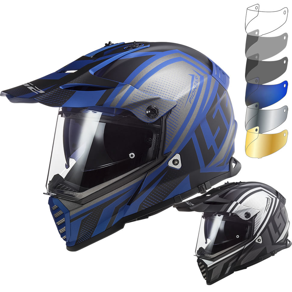 dual sport helmet visor